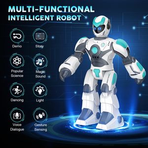 YX Robot giocattoli per i bambini, programmabile telecomando Robot con intelligente gesto di rilevamento, ricarica, canto e danza modalità - Product Image 3