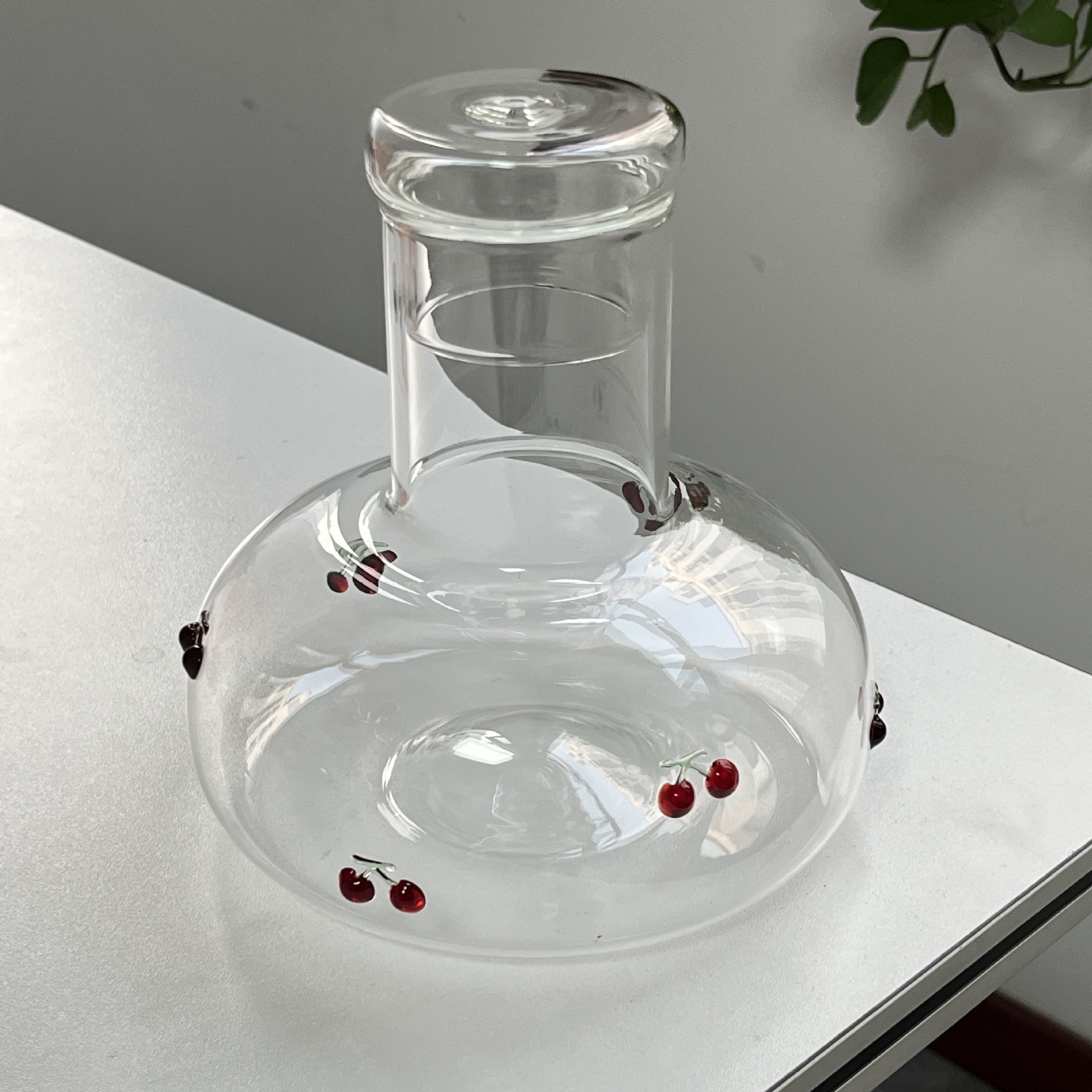 Carafe à vin transparente, petit modèle, 1000 ml