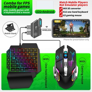 MIX SE Combo Controller di gioco tastiera Mouse adattatore motore di vibrazione funzione Android IOS Gameplay Mobile Gamepad - Product Image 2