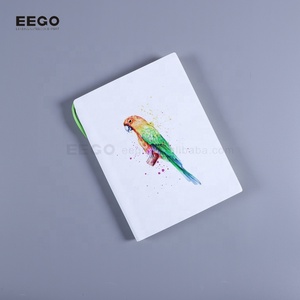 Commercio all'ingrosso fabbrica regalo penna Set A5 bianco morbido in pelle rilegato foderato copertina personalizzata Journal Notebook stampa con Logo - Product Image 4