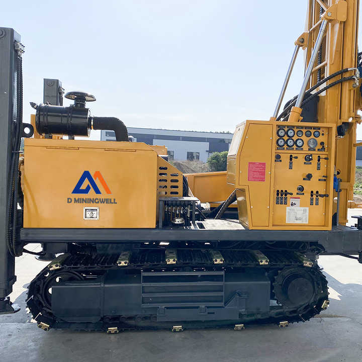 Diameter pengeboran kedalaman 400m 105-325m 92W rig pengeboran sumur air cocok untuk kekuatan pengangkat formasi batu keras hingga 22 ton