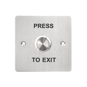 Impermeabile per esterno IP67 sistema di controllo accessi porta sblocco stampa aperta per premere interruttore a pulsante di uscita - Product Image 3