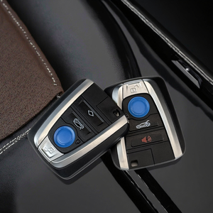 BMW用4ボタン車リモコンキーシェルスマートキーシェルケースキーブレード付き - Product Image 2
