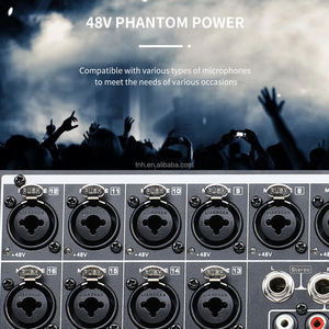 MDX22 22 kanal güç dijital mikser 4 profesyonel DSP FX dijital mikser ile USB Bluetooth 48V Phantom 8 AXU 4 MTRX 4 PEQ - Product Image 5