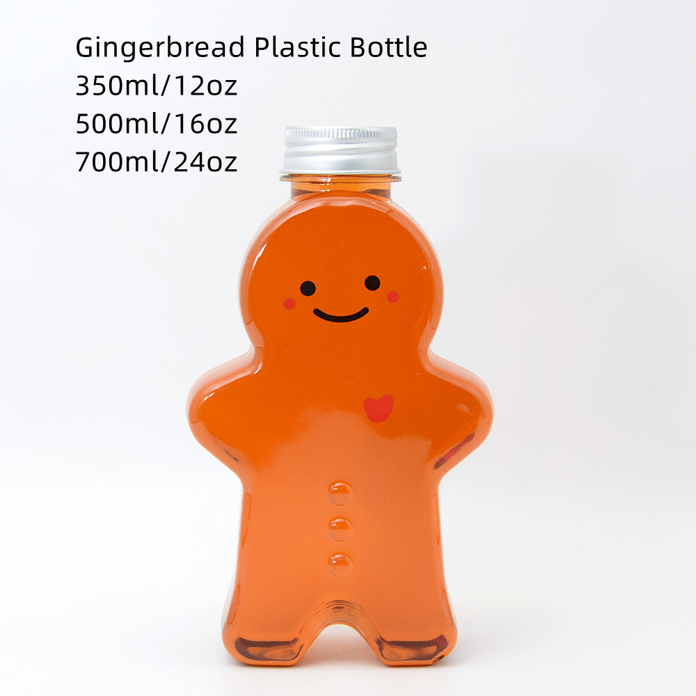bouteille de bonhomme en pain d'épice