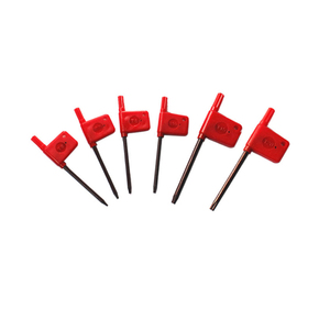 T6 T10 T15 T20สีแดงแบบธงคู่ปุ่มกด Torx - Product Image 3