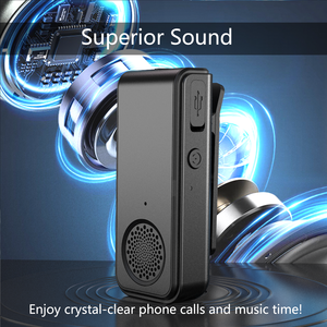 Portátil para altavoz Bluetooth RGB LED Manos libres Llamadas de música Micrófono incorporado Diseño de clip alimentado por batería para fiestas - Product Image 4