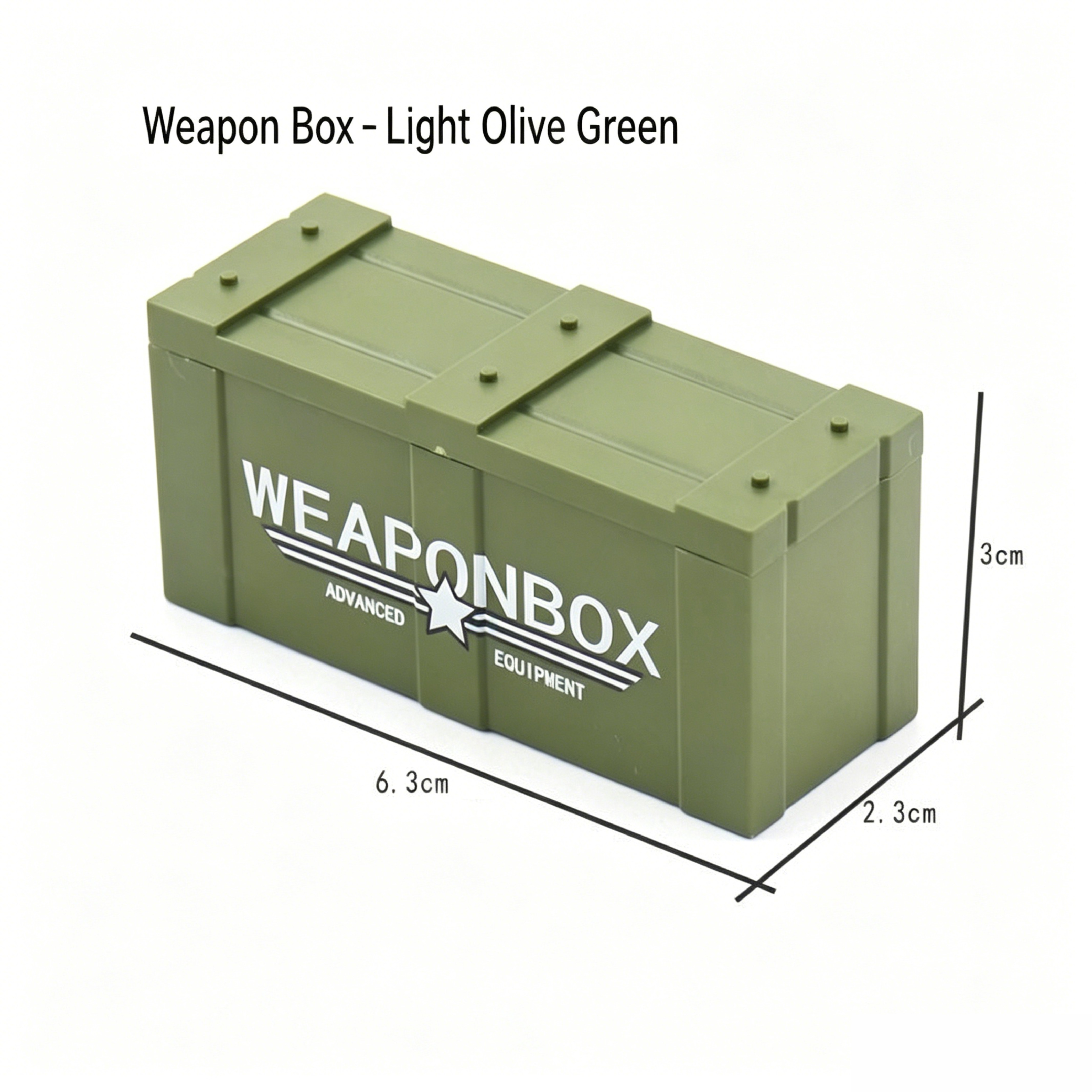 Caja de armas (verde militar)