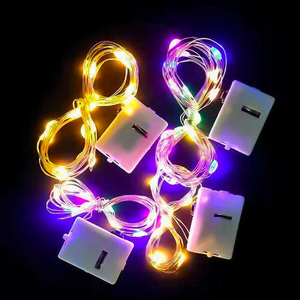 1M 2M 3M Battery Powered <strong>LED</strong> Garland Copper Fairy <strong>String</strong> <strong>Light</strong> with Button for Decorative Lighting - Product Image 2
