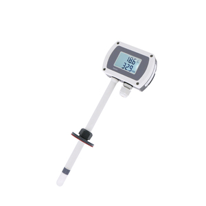 IP65保护插入型温湿度传感器，带发光二极管显示ABS材料定制OEM & ODM支持 - Product Image 1