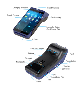 Handheld <strong>Android</strong> Mobile Portable <strong>Printer</strong> Scan 2d QR Code Barcode Scanner Systems Billing Pos Terminal <strong>Printers</strong> &amp; Scanners - Product Image 4