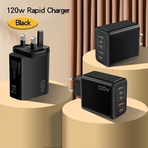 120W Fast Charging 5-Port USB <strong>C</strong> PD Interface Charger Quick Charge Phone <strong>Adapter</strong> for iPhone for Xiaomi for Samsung Laptop Usage <strong>P</strong> - Product Image 5