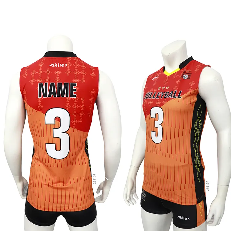 quick dry breathable volleyball jersey sets custom female men unisex volleyball uniforms sublimated volleyball jersey