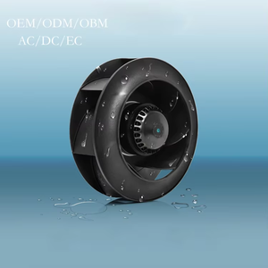 BERON EC 230V 0-10V VDC/PWM controllo della velocità 220MM girante in plastica ventilatore centrifugo curvato all'indietro per AHU FFU purificatore d'aria - Product Image 1