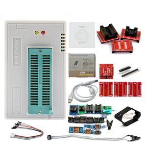 Original Full Set TL866II Plus Universal Minipro Programmierer mit 28 Adaptern Testclip TL866 Hoch geschwindigkeit programmierer TL866II