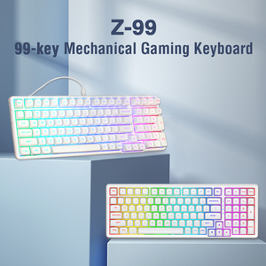 99 <strong>Key</strong> Wired Gaming <strong>Keyboard</strong> Support Custom LOGO LOW MOQ Wired <strong>Computer</strong> <strong>Keyboard</strong> RGB Backlit Hot Swappable Mechanical <strong>Keyboard</strong> - Product Image 3