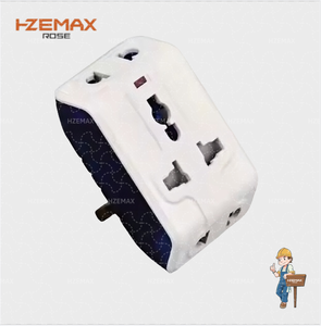 Zócalo convertidor doméstico de pequeño volumen con 3 salidas de CA Enchufe de circuito de fuente de alimentación multifunción 10A Corriente nominal - Product Image 5