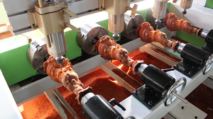 1325 CNC Router lavorazione del legno 4 testa mobili che fanno macchina con NC Studio Richauto controllo - Product Image 6
