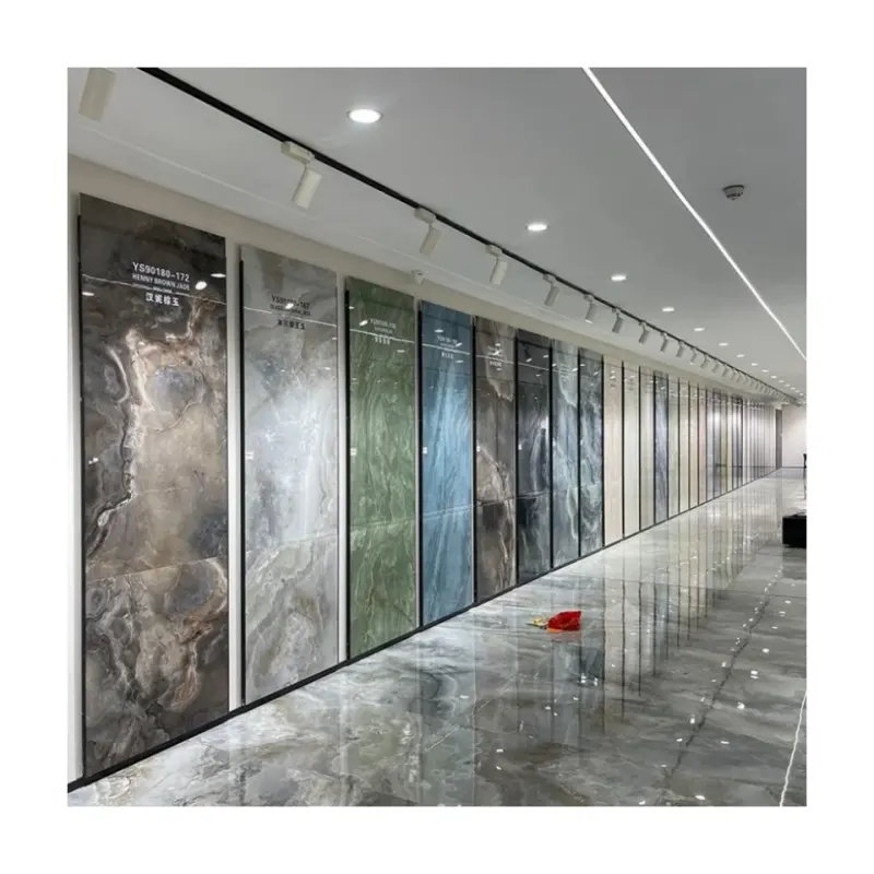 900x1800 Luxury Rock Slab Background Wall Villa living Room Walls And Floor Tiles With Marble Tiles Wall Background Design