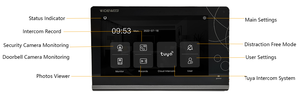 Multi Apartment Hand Free Audio Türklingel Tür Telefon Inter fone Indoor <span class=keywords><strong>Intercom</strong></span> Decoder Video Inter phone <span class=keywords><strong>System</strong></span> mit Tastatur