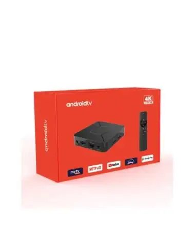 OEM XIAO 4K Smart Fire TV Box Android 12 WLAN Ethernet WiFi 6 décodeur de lecteur multimédia