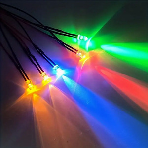 แผงไฟ LED ขนาดเล็กสีขาวสีแดงสีเขียวสีน้ำเงินสีเหลืองของเล่นที่ปรับแต่งได้/F3แสดงสถานะของแผงควบคุม F5 3มม./5มม. 8มม. 10มม. ไดโอด - Product Image 6