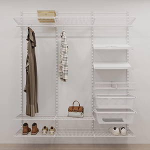 Mô-đun tủ quần áo hệ thống tủ quần áo tùy chỉnh tủ quần áo tự làm tủ quần áo giải pháp tiết kiệm không gian đi bộ trong tủ quần áo tủ quần áo - Product Image 5