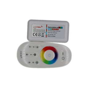 2.4G RGBW <strong>LED</strong> Controller <strong>Kit</strong> with RF Remote Touch Controller 6A Output Current 4-Channel Connector for Strip Light Dimmer