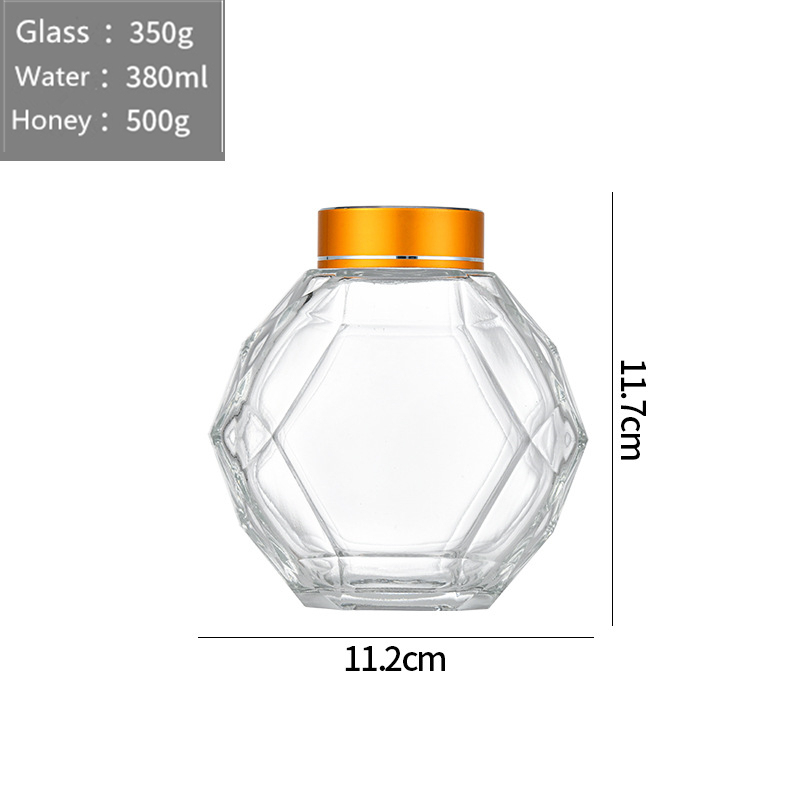 380ml avec or couvercle en métal