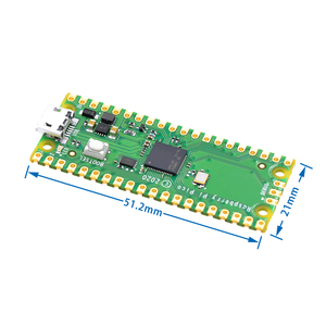 Resmi ahududu Pi Pico kurulu rprpçift çekirdekli 264KB kol düşük güç mikrobilgisayarlar yüksek performanslı Cortex-M0 + işlemci