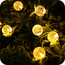 2021 New Outdoor Solar String Light 30 LEDs Suitable For Garden And Courtyard Party Decorations