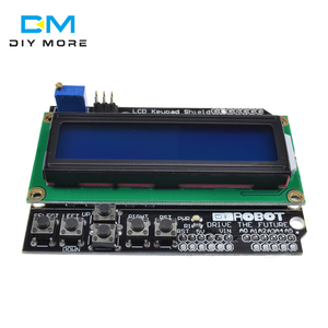 LCD-Tastatur abschirmung LCD1602 LCD 1602-Modulanzeige für Arduino ATMEGA328 ATMEGA2560 Himbeer-Pi Für UNO-Bluescreen