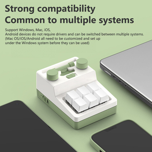 <strong>Custom</strong> Keypad Copy and Paste Knob Macro Programming Mechanical <strong>Keyboard</strong> Multi-function Designer Customized Keypad