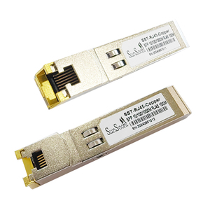 10GBase-T SFPからRJ45への光トランシーバー、RJ45からSFPへの銅線イーサネットCAT.6aモジュール (poeスイッチ用) - Product Image 2
