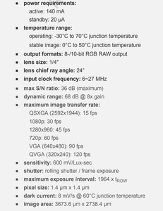 Großhandels preis Kamera modul OV5640 YUV JPEG Hoch auflösendes 5MP Nachtsichtüberwachungs-Digital kamera modul ESP32-Modul - Product Image 4