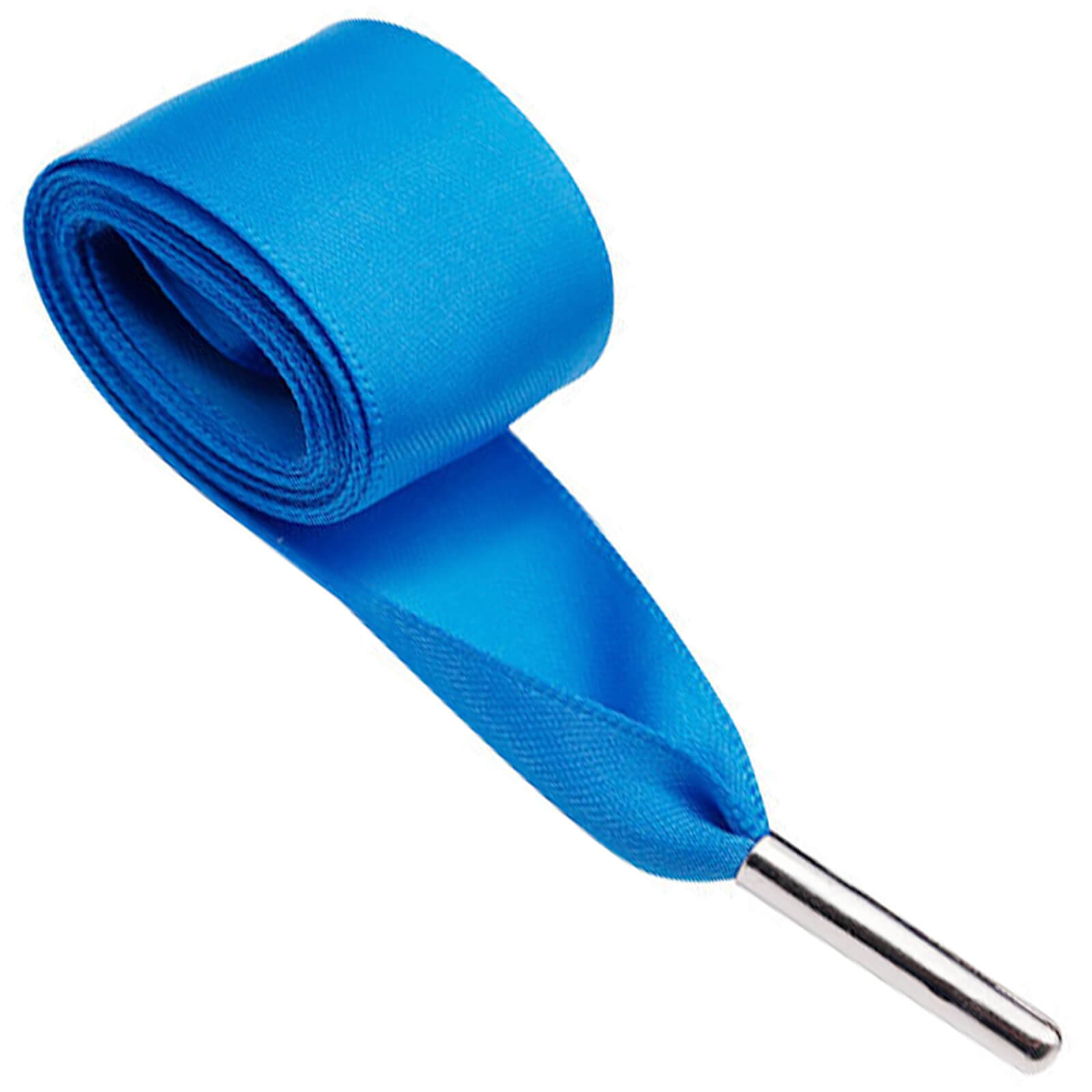 04 Bleu avec embouts en métal argenté