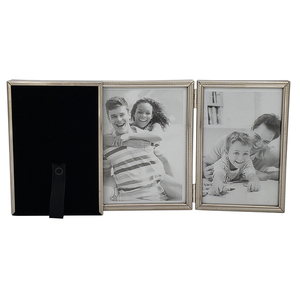 3 in 1 Foldable Roll Form Iron Silver Plated Photo <strong>Frame</strong> <strong>Thin</strong> Edge Silver Plated Picture <strong>Frame</strong> - Product Image 2