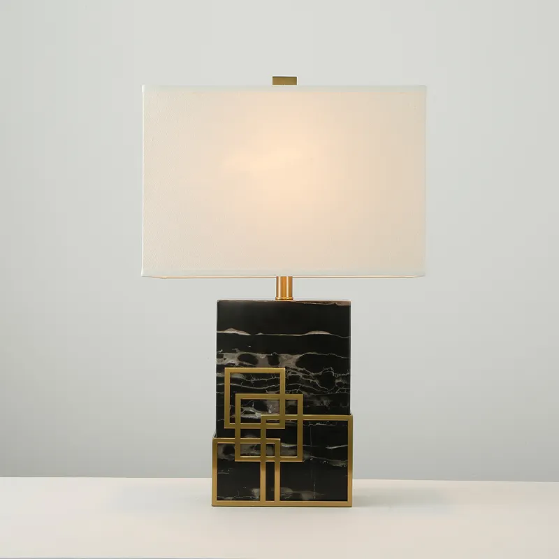Schreibtisch lampe Wohnzimmer Modedesigner rauchgrau Schmiedeeisen und Glas nordischen Luxus in Nachttisch Tisch leuchte modern