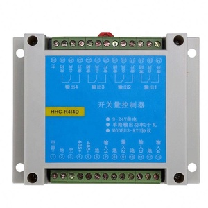 Relé de control Protocolo Modbus RTU 4 en 4 salidas Interruptor RS485 Entrada Salida Plc - Product Image 2