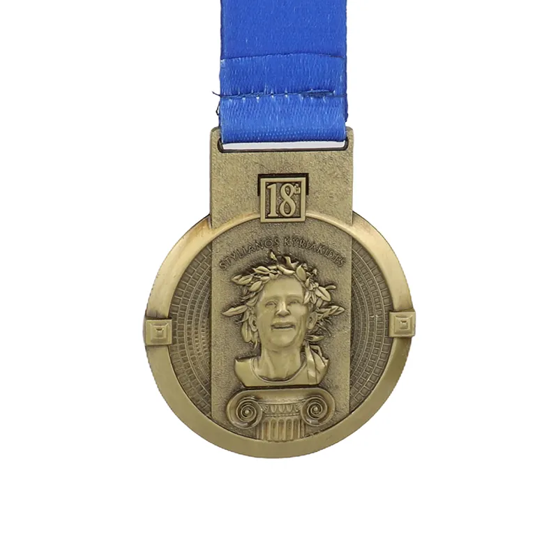 Custom Made Brass Medals for Football Basketball Tennis Swimming Athletics & Hockey Games UV Printed Enamel Sport Medal