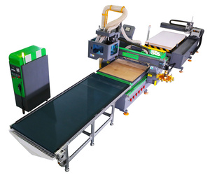 ATC automatisches Be- und Entladen doppelte Plattform verschachtelungs-Cnc-Fräsmaschine 2130 für Holzmöbelproduktion - Product Image 1