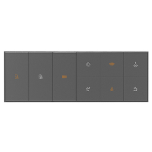 Akıllı ev bina otomatik sistem KNX anahtarı 1-4 Gang Metal kapak duvar ev otel aydınlatma için ışık anahtarı akıllı toptan - Product Image 2