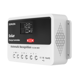 Smart <strong>Solar</strong> Panel <strong>Controller</strong> Regulator 24V 12V 48V DC Output Bulb 10A 30A 50A 60A 20A 40A Manual <strong>PWM</strong> <strong>Solar</strong> Charger <strong>Controllers</strong>