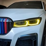 Yeni stil altın sarı DRL modülü LED devre kartı modülü BMW BMW BMW 7 serisi araba aksesuarları far gündüz çalışan ışık - Product Image 6