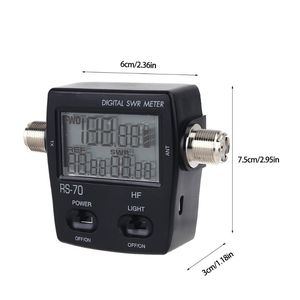 İki yönlü radyo HF RS-70-60MHz M tipi konnektör güç SWR metre için 1.6 dijital SWR/güç ölçer - Product Image 4
