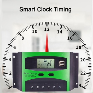 智能12V 24v汽车太阳能电池板充电控制器20A 30A 40A 50A 60A脉宽调制太阳能充电控制器 - Product Image 5