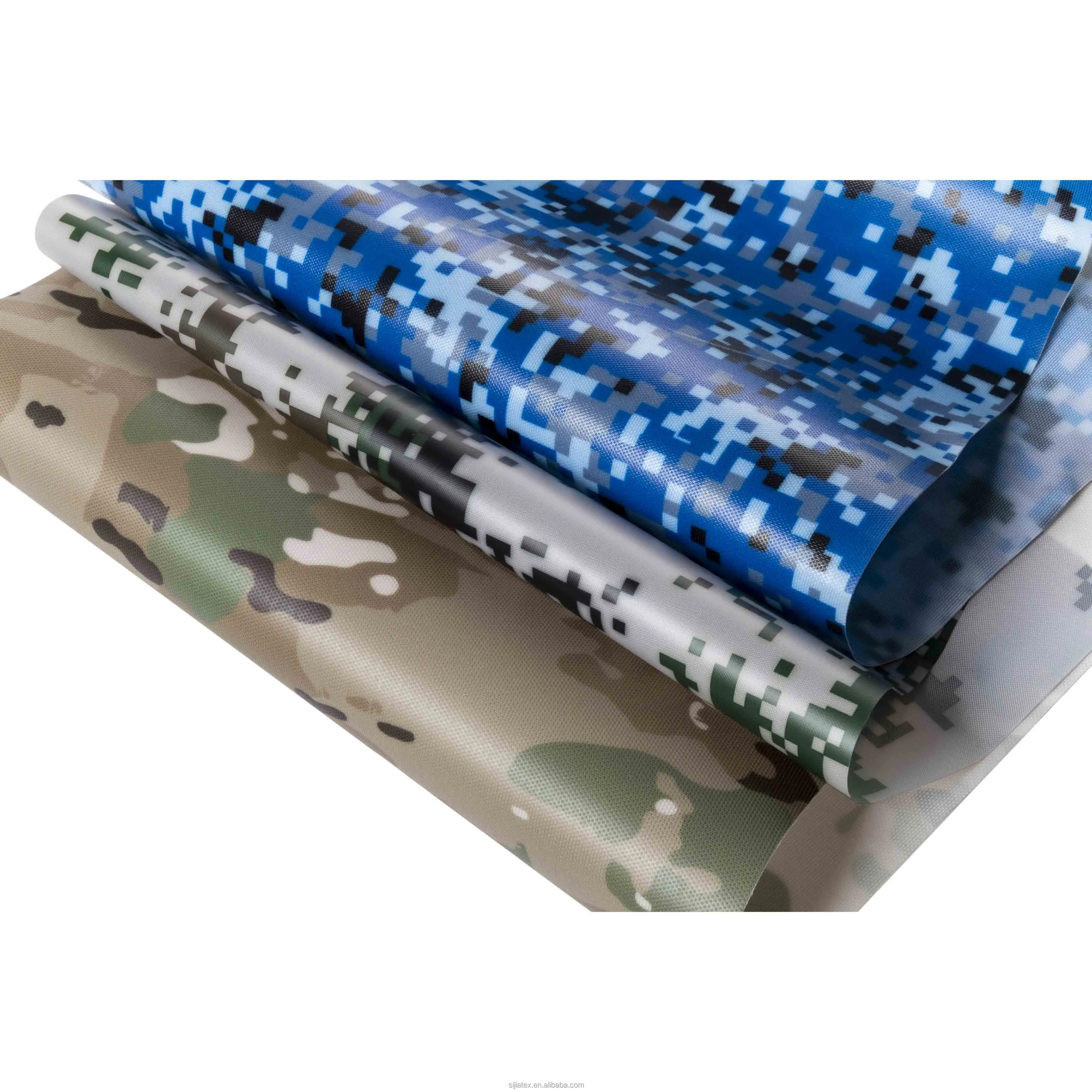 Lona de tecido revestido de PVC 210T/190T para capa de chuva/avental/traje de pesca com absorção de suor/roupas de proteção à prova d'água