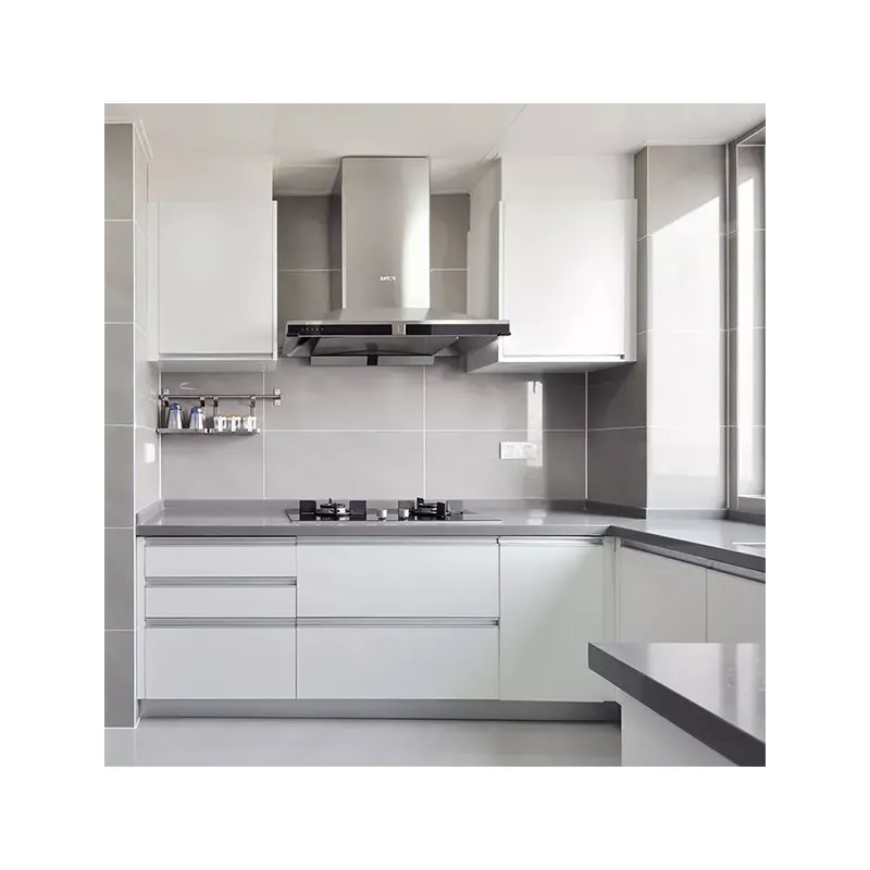 Projetor personalizado de casas de cozinha armários, unidade de despensa, armário moderno, alças, fabricante de design de cozinha para casa