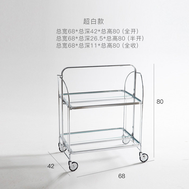 Ultra blanco transparente - con freno