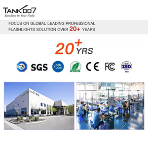 TANK007 KC16 alüminyum LED el feneri uzun menzilli USB şarj edilebilir su geçirmez EDC ile yüksek güç taktik fener - Product Image 6